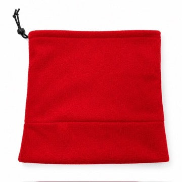 Fleece Cinch Hat/Neckwarmer Combo - Red