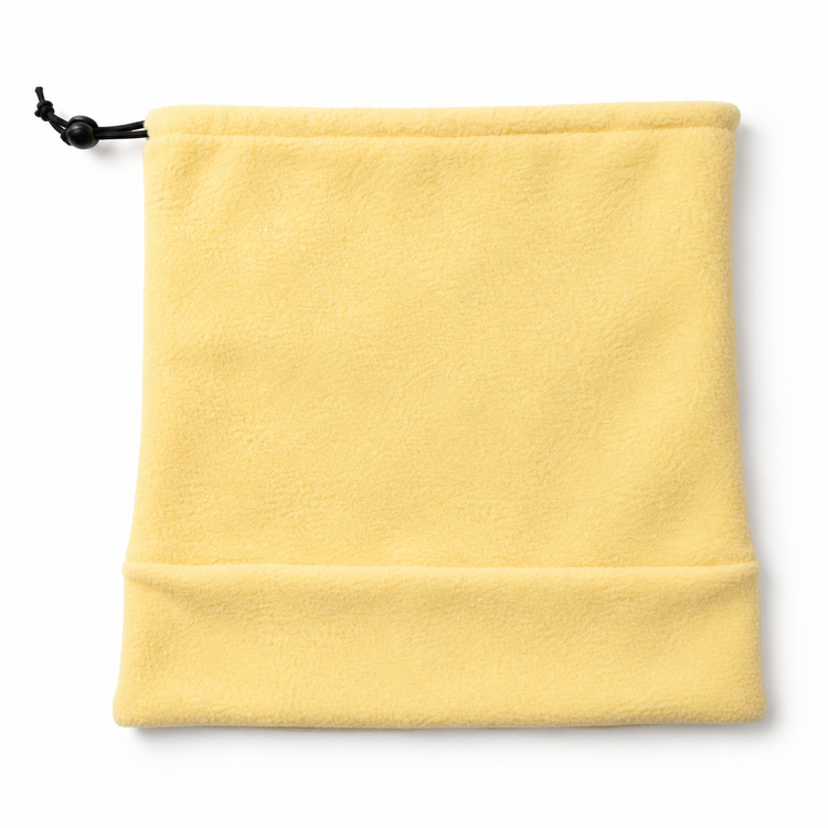 Fleece Cinch Hat/Neckwarmer Combo - Banana